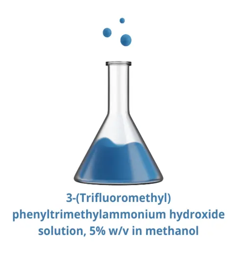 3-(Trifluoromethyl)phenyltrimethylammonium hydroxide solution, 5% w/v in methanol