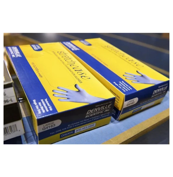 Denville Stretchease® Premier Powder-Free Nitrile Examination Gloves