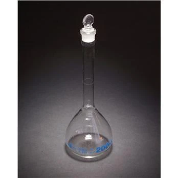 Volumetric Flask, Class A, with Glass Stopper, Batch Certified