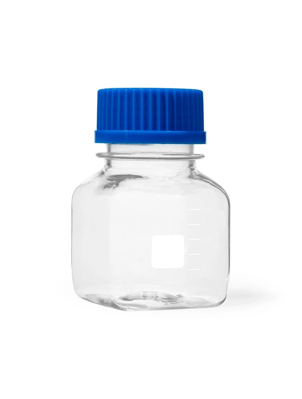 Square Disposable Polycarbonate Media Bottles