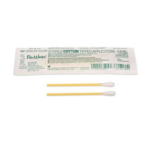 6" Cotton Tipped Applicators with Wood Handles