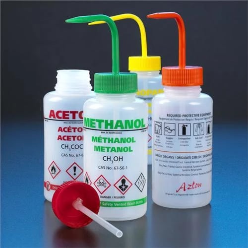 GHS Compliant Wash Bottles