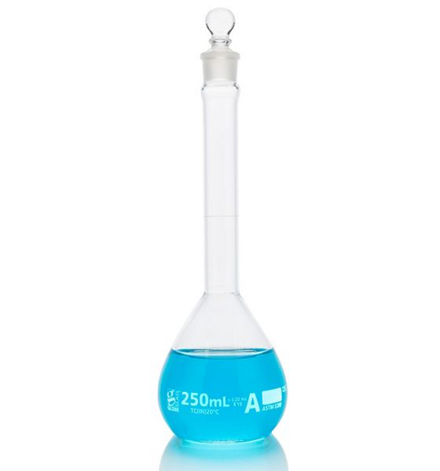 Globe Glass Wide Mouth Volumetric Flasks - Class A