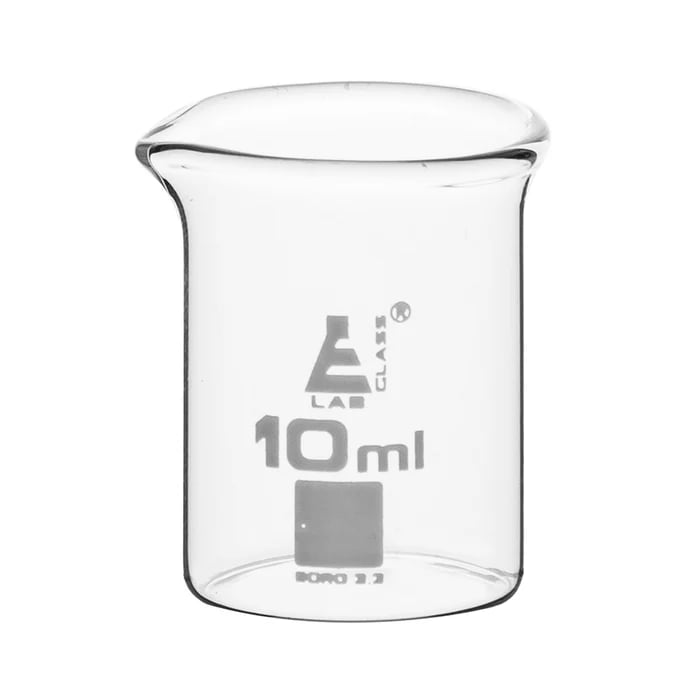 Beaker, ASTM - Low Form, Dual Scale Graduations - Borosilicate Glass
