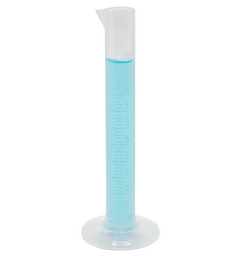MEASURING CYLINDER, ROUND BASE, PP