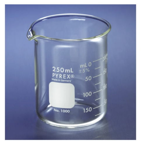 PYREX® Beakers, Low Form, Double Scale, Graduated