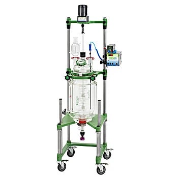 20L PROCESS REACTORS, CYLINDRICAL, JACKETED, ELECTRIC OR AIR MOTOR