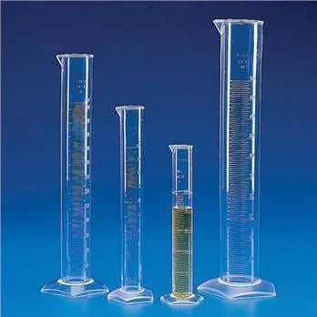 Graduated Cylinders, Polymethylpentene, Molded Graduations