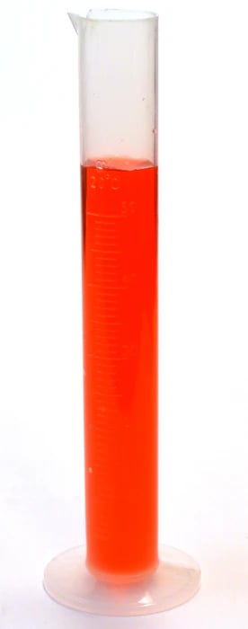 Graduated Cylinder Class B - Round Base - Raised Graduations - Polypropylene Plastic