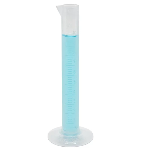 MEASURING CYLINDER, ROUND BASE, PP
