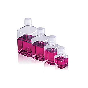 Sterile Square PET Media Bottles