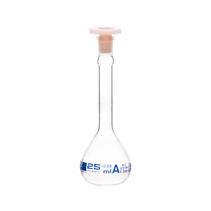 FLASKS VOLUMETRIC WITH PLASTIC STOPPER CLASS - A