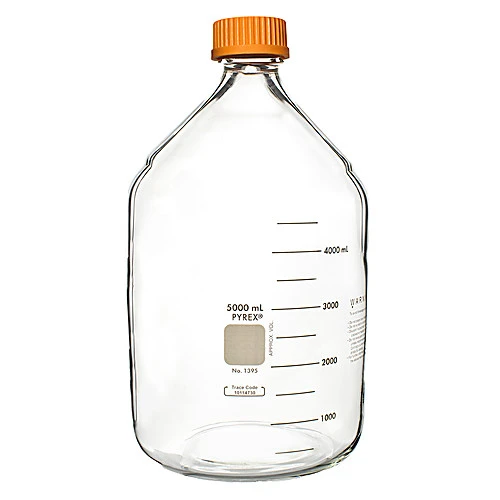 PYREX® Round Media Storage Bottles, with Screw Cap