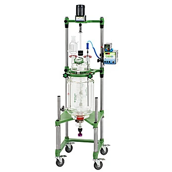20L PROCESS REACTORS, CYLINDRICAL, JACKETED, ELECTRIC OR AIR MOTOR