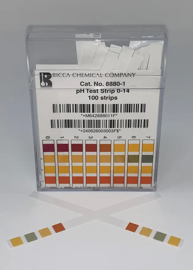 pH Test Strips, 7 - 14
