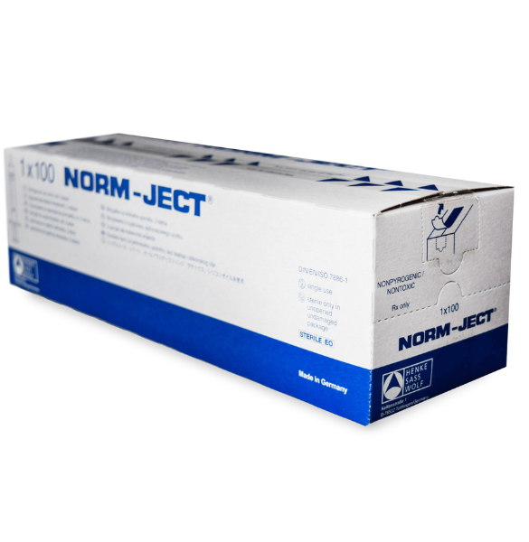 HSW Norm-Ject LL Sterile 100pcs 3ml